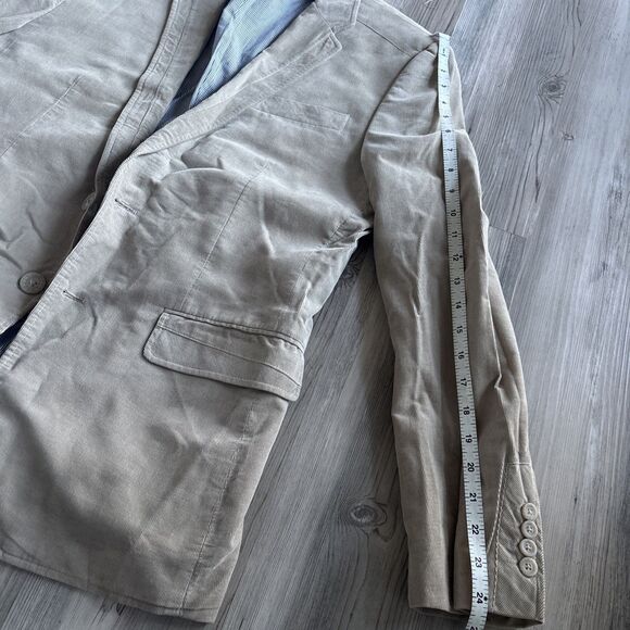 Jack Jones New Mars Old Money Beige Corduroy Blazer Size 180/100A (size 40) - Picture 11 of 11